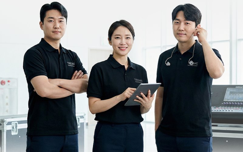 전문 사운드팀 스태프 3인